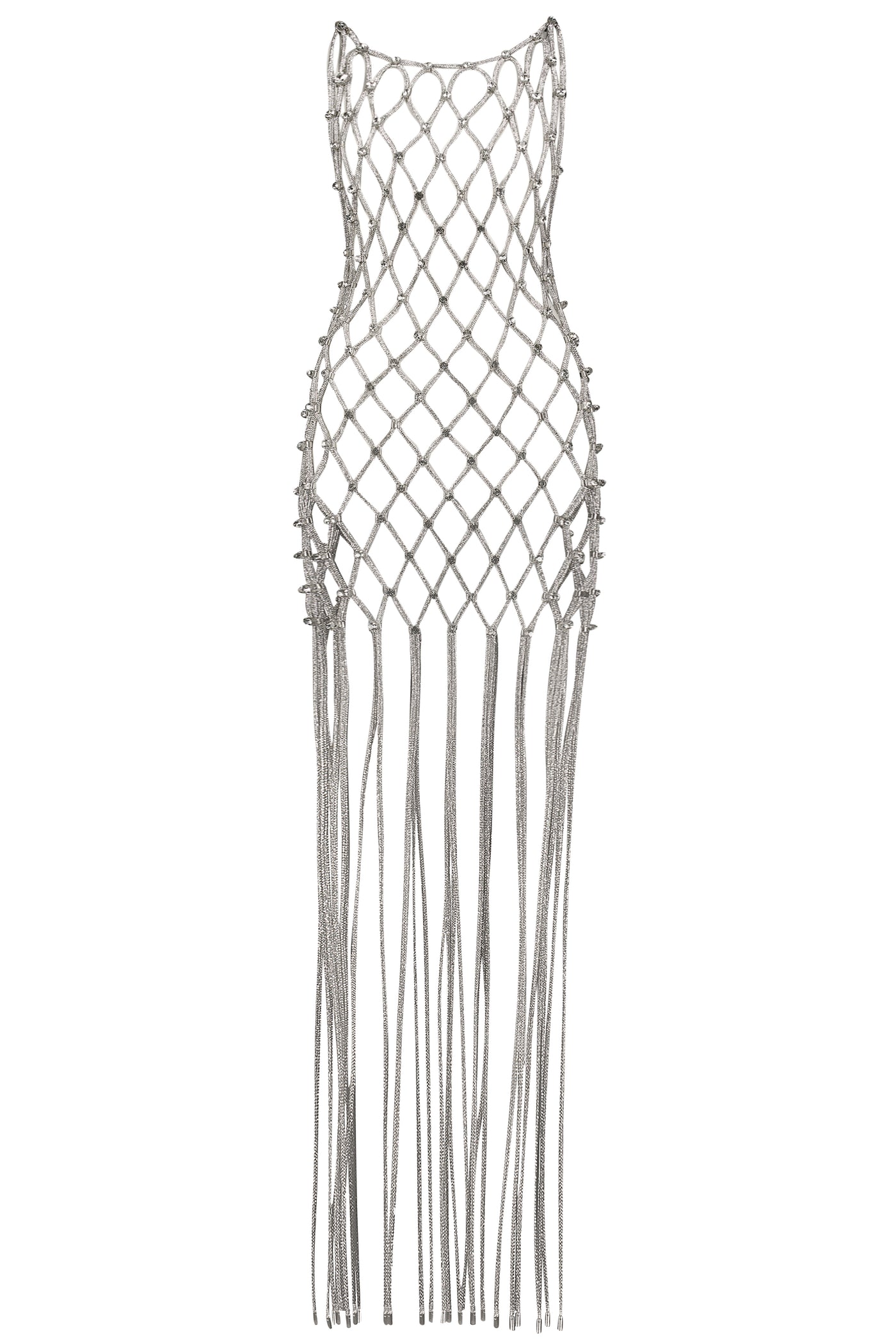 DOMINQUE CRYSTAL ROPE DRESS